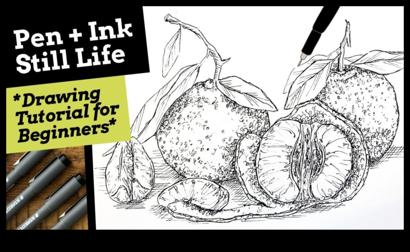 Moments Frozen: Still Life in Ink and Pen