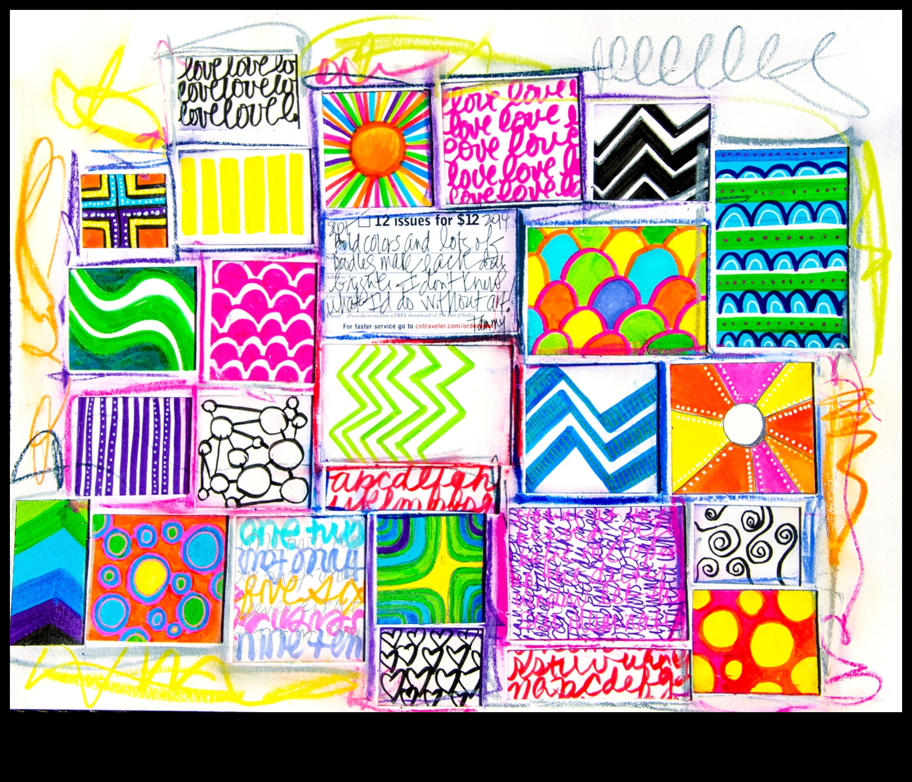 Εξερεύνηση μοτίβων μαρκαδόρων: Δημιουργία λεπτομερών και περίπλοκων σχεδίων