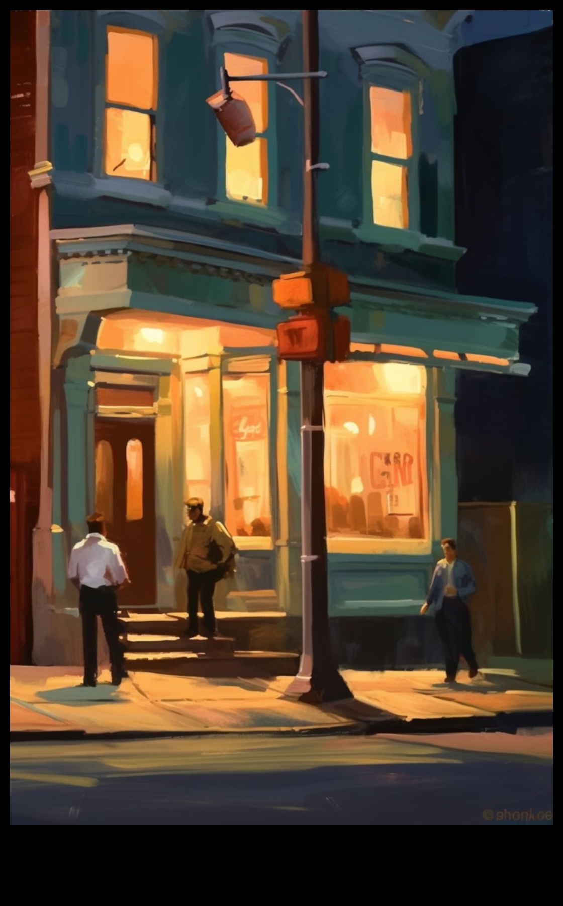 Streets and Shadows: Playing with Light in City Drawings