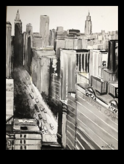 Skylines in Graphite: Rendering Urban Beauty on Paper