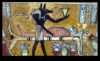 Anubis Ο Θεός του Θανάτου και του Κάτω Κόσμου με κεφάλι τσακαλιού στην αιγυπτιακή τέχνη