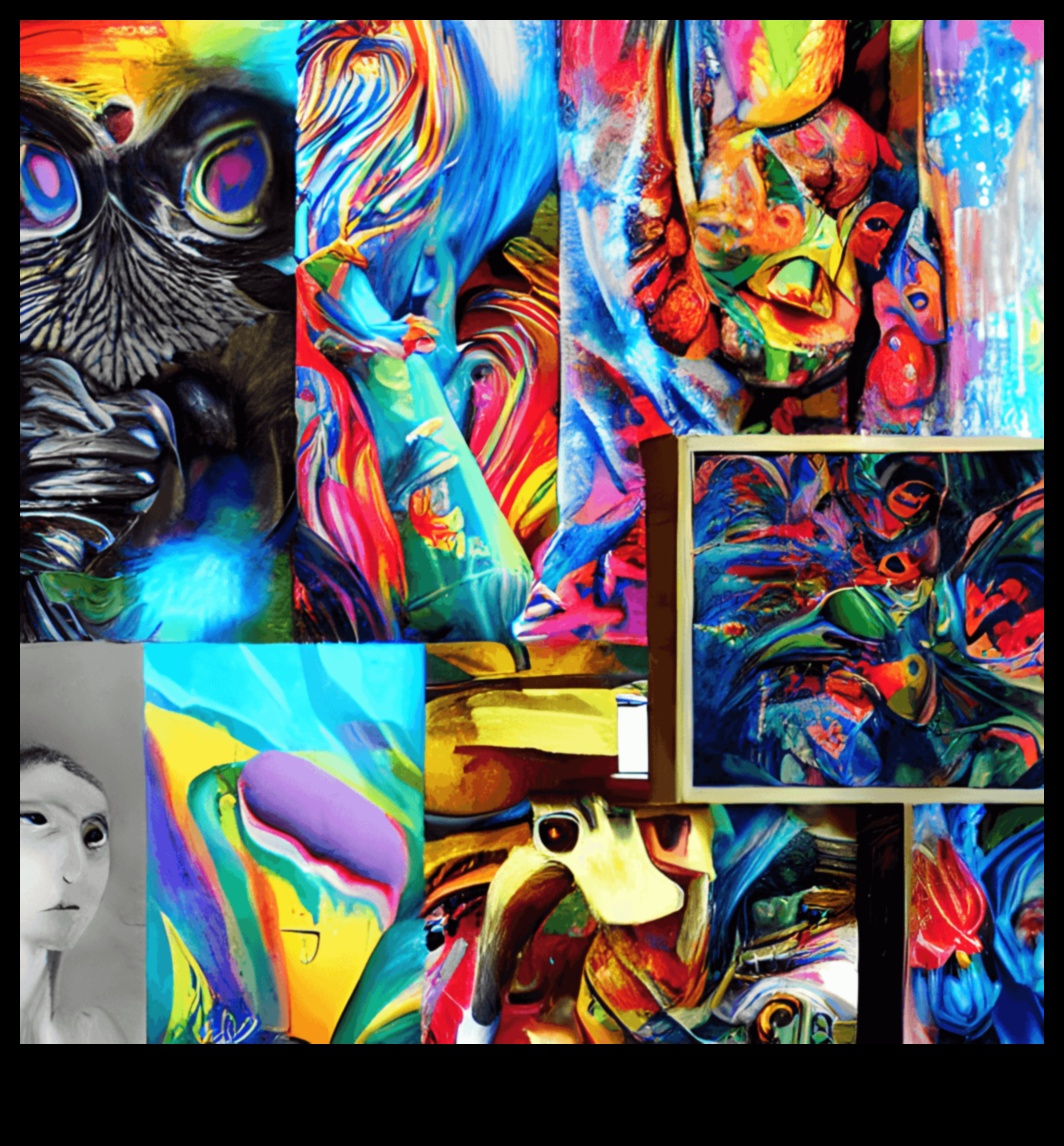 Καλειδοσκόπιο καμβά: Το φάσμα της φαντασίας της αφηρημένης τέχνης