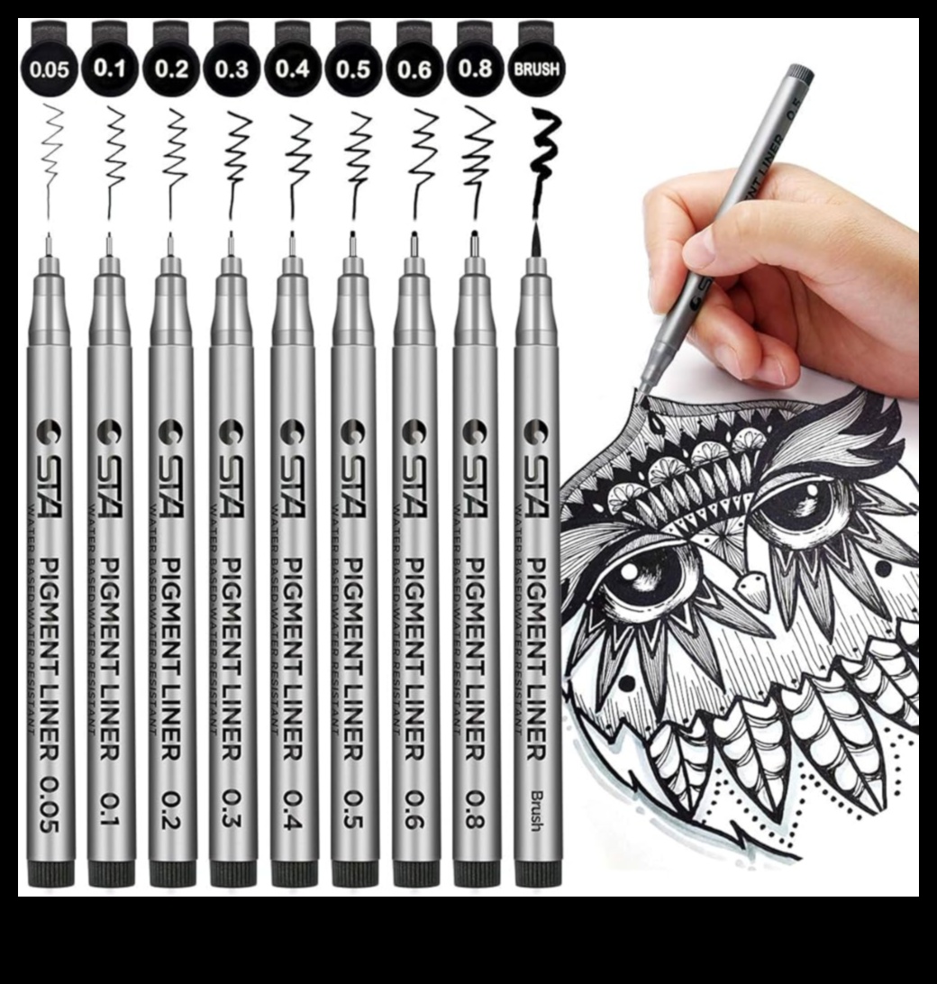 Precision in Pen and Ink: Mastering the Art of Fine Details