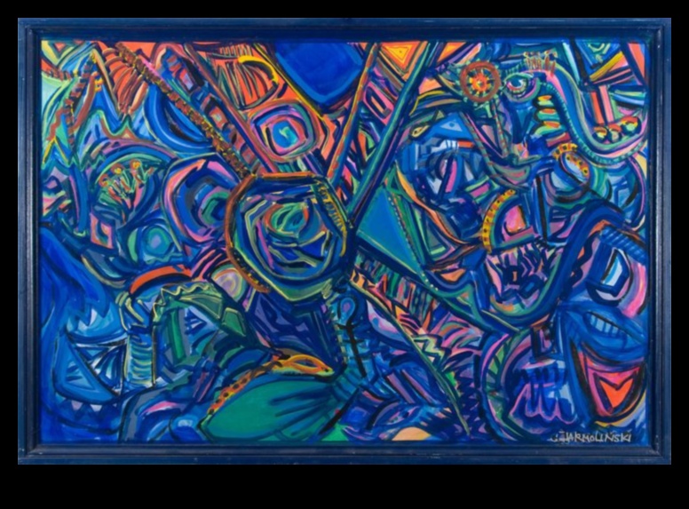 Harmony in Chaos: Balancing Elements in Abstract Compositions