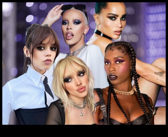 Το Glam συναντά τις νευρικές ανατροπές του Grunge σε κλασικά στυλ μακιγιάζ για πάρτι