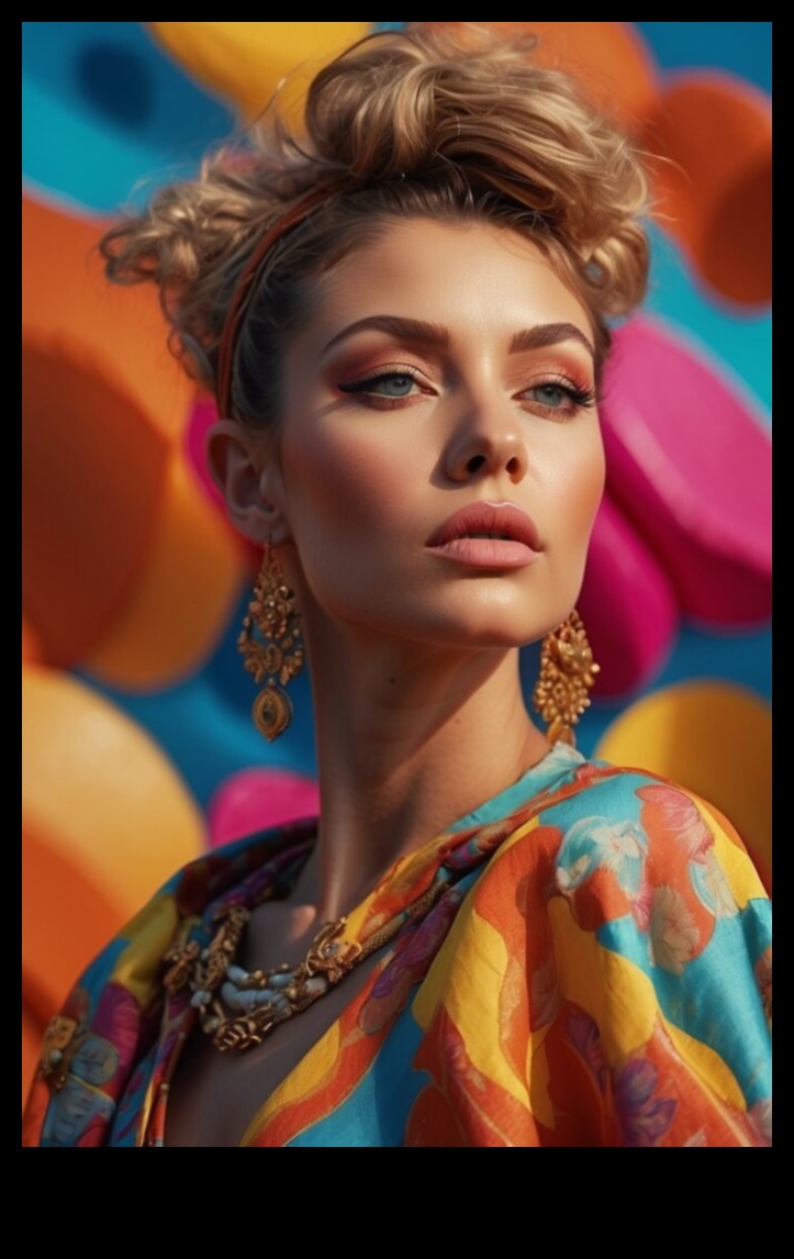 Τολμηρή και ανάμεικτη: Η γοητεία των χρωμάτων ντεγκραντέ σε στυλ μακιγιάζ Glam