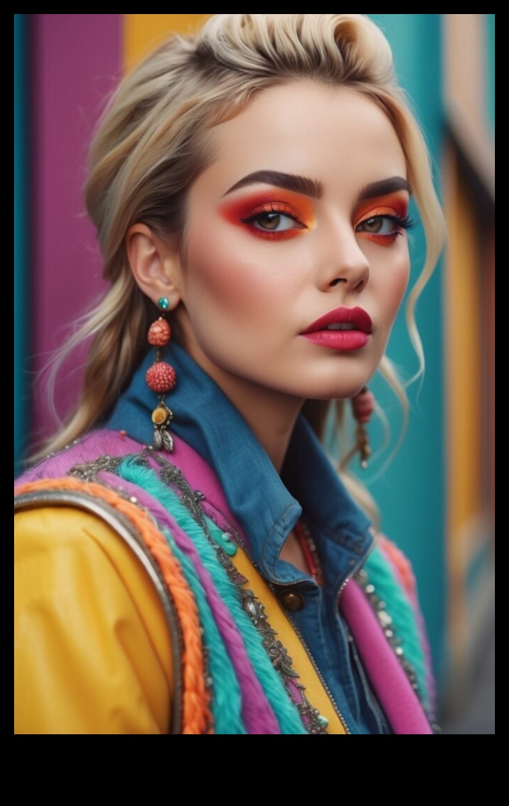 Τολμηρή και ανάμεικτη: Η γοητεία των χρωμάτων ντεγκραντέ σε στυλ μακιγιάζ Glam