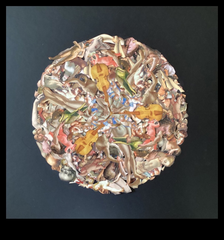 Kaleidoscopic Collage: Merging Realities in Pop Art Assemblages