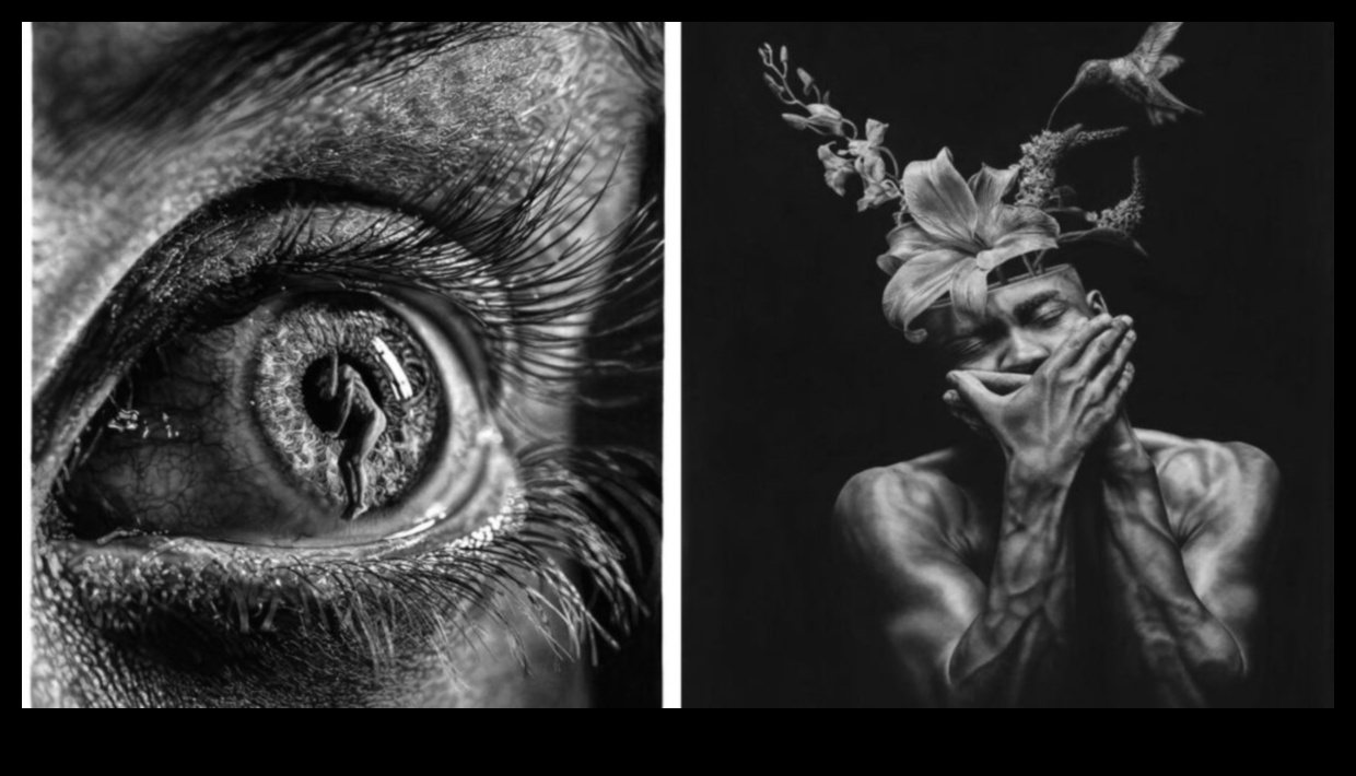 Dreamlike Realism: Expressive Surrealism in Pencil Art