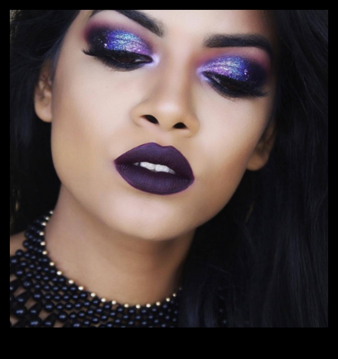 Glam and Galaxy: Εξερευνώντας τις κοσμικές επιρροές σε λαμπερά στυλ μακιγιάζ