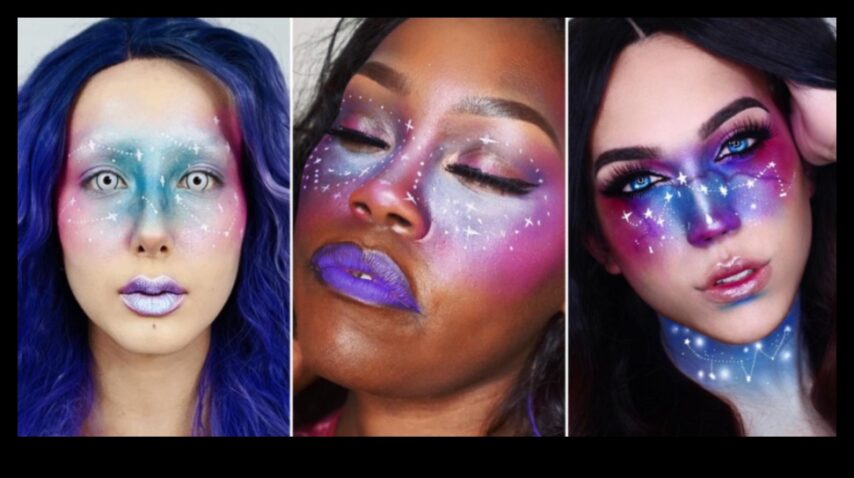 Glam and Galaxy Ένας κοσμικός οδηγός για λαμπερά στυλ μακιγιάζ