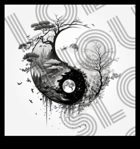 Το Γιν και Γιανγκ της Τέχνης Ασπρόμαυρου Μελανιού