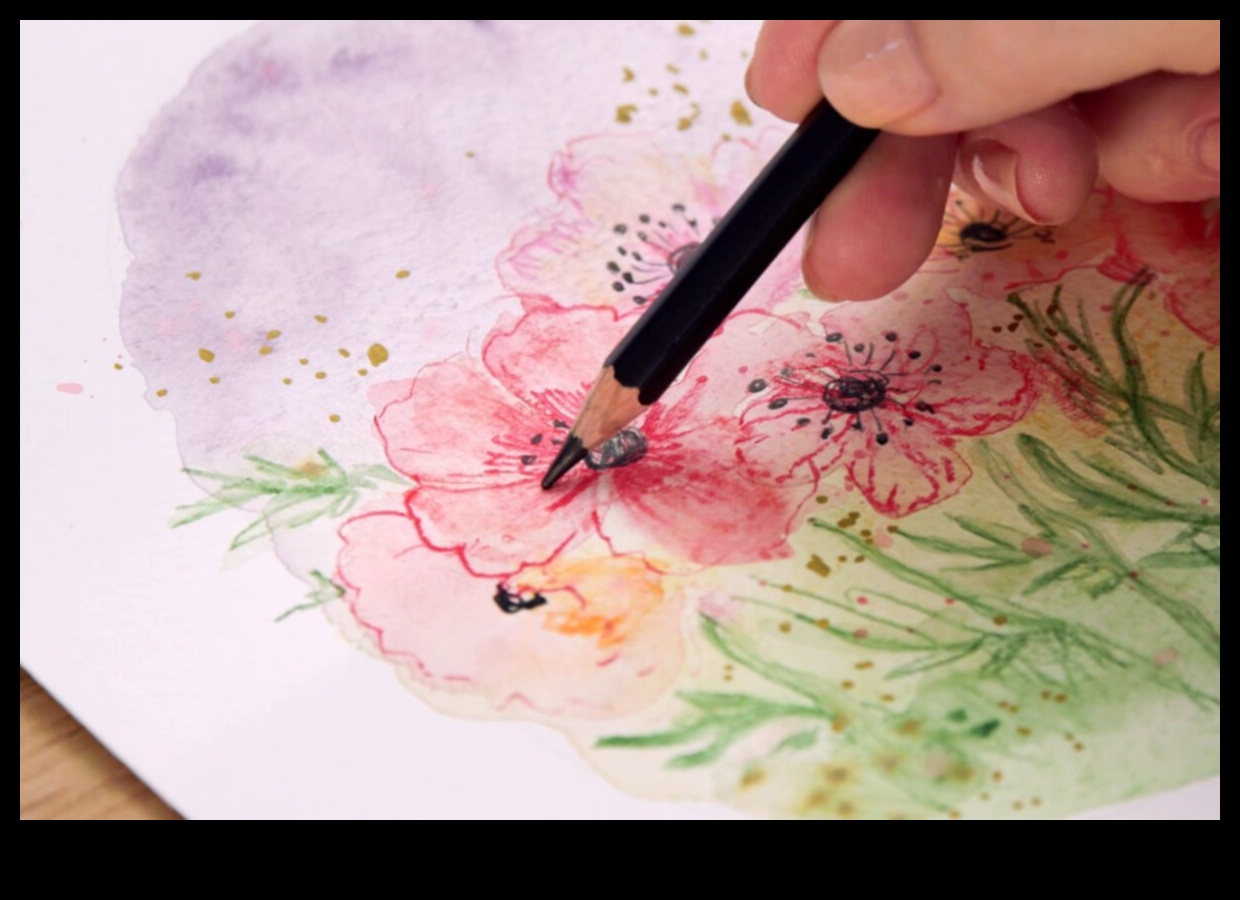 Beyond Realism: Abstract Expressions in Watercolor Pencil Art