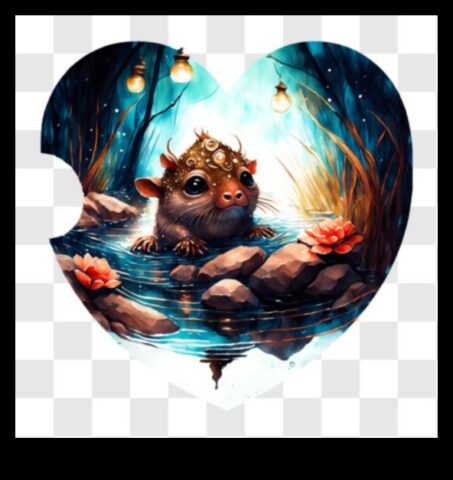 Παιχνιδιάρικα κινούμενα σχέδια με ζώα με ιδιότροπη δημιουργία άγριας ζωής