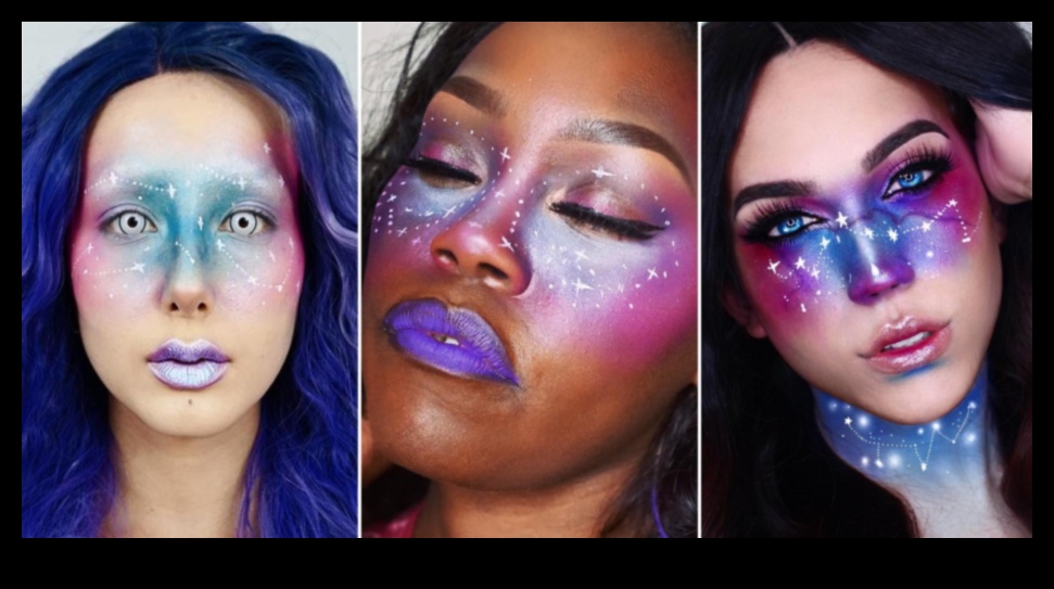 Glam and Galaxy: Εξερευνώντας τις κοσμικές επιρροές σε λαμπερά στυλ μακιγιάζ
