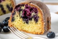 Lemon Blueberry Bundt Cake with Glaze