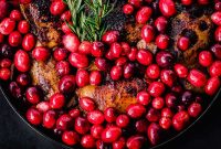 Juicy Cranberry Chicken Skillet for Holiday Dinner