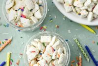 Birthday Cake Puppy Chow Recipe with Cake Mix Treats
