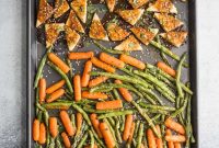 Sheet Pan Baked Tofu and Roasted Vegetables Recipe