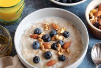 Creamy Overnight Slow Cooker Porridge Recipe for Breakfast