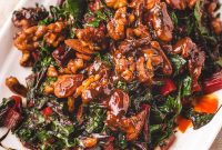 Sautéed Swiss Chard with Chickpea Miso Butter Recipe