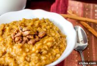 Creamy Pumpkin Pie Oatmeal Recipe: Warm Fall Breakfast Idea
