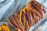 Pumpkin Nutella Babka Recipe — Fall Swirl Bread with Chocolate Hazelnut Filling
