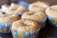Decadent White Chocolate Muffins with Vanilla Drizzle