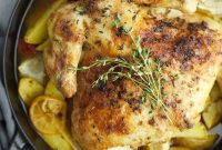 Perfect Roast Chicken with Herb-Roasted Vegetables Recipe