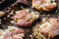 Garlic and Thyme Smashed Potatoes Recipe