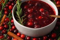 Brandy-Spiked Cranberry Sauce Recipe for Holiday Meals