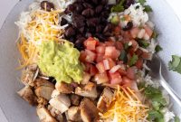 Grilled Chicken Burrito Bowls with Cilantro Lime Rice & Beans