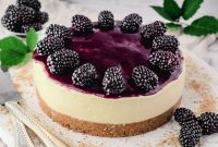 Decadent Blackberry Cheesecake Recipe with Fresh Berry Sauce