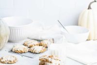Pumpkin Oatmeal Cookies with Brown Butter Glaze