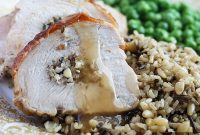 Wild Rice-Stuffed Turkey Breast Recipe for Holiday Dinner