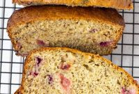 Cranberry Banana Bread with Citrus Glaze Recipe