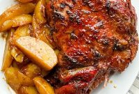 Greek Slow-Roasted Leg of Lamb with Crispy Potatoes