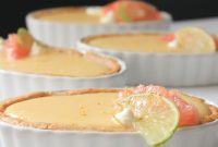 Grapefruit Curd Tarts with Brown Butter Tart Crust