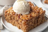 Lazy Daisy Oatmeal Cake Recipe with Cinnamon and Raisins