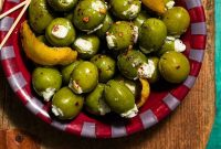 Blue Cheese-Stuffed Green Olives: Simple Party Appetizer Recipe