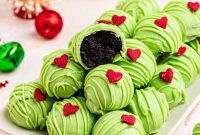 Grinch Oreo Truffles: Festive Green Holiday Dessert Recipe