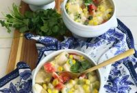 Creamy Coconut Corn Chowder with Fresh Herbs