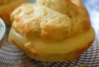 Lemon Curd Scones with Creamy Citrus Filling
