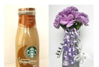Repurpose an Old Bottle into a Sparkling Silver Glitter Vase