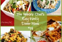 Weekly Dinner Menu 28: Bold Flavor-Packed Recipes You’ll Love