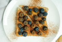 Blueberry Avocado Toast with Honey and Lemon Zest
