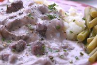 Savory Beef Tips with Mushroom Gravy Recipe