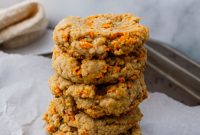 Gluten-Free Eggless Carrot Cake Breakfast Cookies