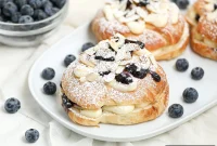 Blueberry Cheesecake Croissants with Creamy Mascarpone Filling