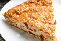 Southwest Crustless Quiche with Cheddar and Chiles